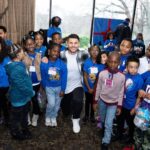 Nick Barrotta Instagram - spent my morning hanging with these awesome kids! 💙 thank you to the american giving project/ toys of hope team for having me back this year — and thank you for all you do for these children and families! today was a great reminder of what the holiday season is all about 🙏🏼💫 #toysofhope Oheka Castle