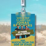 Nick Jonas Instagram – We’re giving away a trip to meet us at our show in Miami and watch our show from side stage! 

Donate To Win two artist guest passes for our show in Miami, FL on Oct 14 with early entry, side stage viewing and seats in our friends & family section PLUS round trip travel, 3-night hotel stay, spending money and more. 

Your donations support @beyondtype1 and help unite the global diabetes community to provide solutions to provide solutions and improve lives.

Donate To Win at: fandiem.com/jonasbrothers or the link in bio!