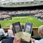 Nick Jonas Instagram – Beautiful day out at the tennis with my ❤️. Such an honor to sit in the Royal box and watch @marketavondrousova win her first grand slam. Wimbeldon Lawn Tennis Grounds