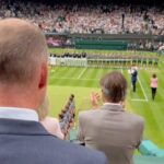 Nick Jonas Instagram – Beautiful day out at the tennis with my ❤️. Such an honor to sit in the Royal box and watch @marketavondrousova win her first grand slam. Wimbeldon Lawn Tennis Grounds