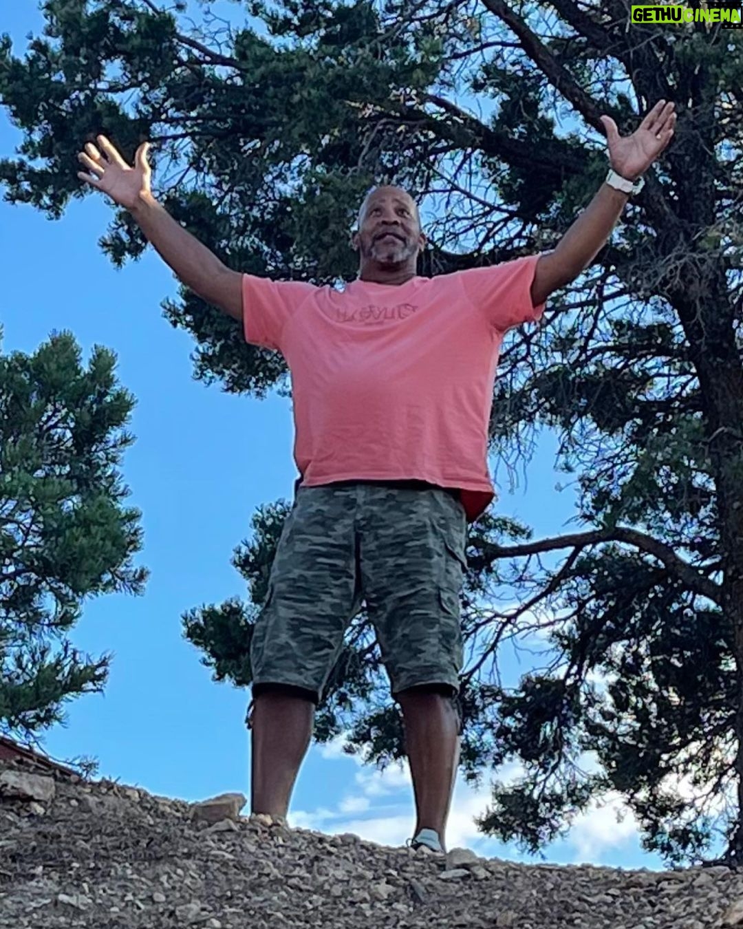 Nick Knowles Instagram - This is my buddy Eugene Parker. He was our fixer, life coach and top quality companion whilst filming Grand Canyon and Death Valley. Based out of Vegas, if you’re making a show out there you need Eugene on your team. His wife also makes a wonderful sweet potato pie! Thank you Eugine. People are loving the Grand Canyon shows on Ch5 and My5 and Death Valley is even better 😊