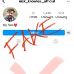 Nick Knowles Instagram - This is a fake account - please do not respond to this account - it has nothing to do with me and has been reported