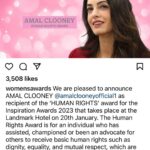 Nick Knowles Instagram - Having met her Mum @alamuddinbaria so much becomes clear Humanitarian family