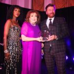 Nick Knowles Instagram - Was an honour to present the inspirational award for women to Amal Clooney received on her behalf by her Mother @alamuddinbaria - had the most wonderful chat with her before the ceremony started. A truly inspirational family