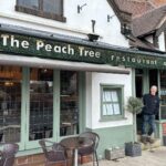 Nick Knowles Instagram – Great to catch up with my buddy and superstar chef @chefchrisburt who is back running but more importantly, cooking @thepeachtreeshrewsbury 
I literally drive from the Cotswolds to eat this man’s food. If you haven’t been to this restaurant and you live anywhere near the place do yourselves a favour and give it a go.
Thank you also for the support for the charity my friend
I have no financial interest in the restaurant – I just think people should know how good it is