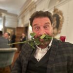 Nick Knowles Instagram - Wonderful romantic valentine’s with my lovely Katie at the incomparable @clivedenhouse restaurant - lovely service - a little too much wine and as you can see my best romantic face😂 the last pic was me saying “one langoustine?” If the dish is a langoustine dish it should have more than one langoustine - there was more noodle than langoustine! But that’s posh food for you sometimes. The meal was absolutely world class delicious - as were the wines. And all in such a beautiful historic setting. And yes I paid for the meal - I just think people should know how magical it is - just put two langoustine or three on the langoustine dish 😳😂