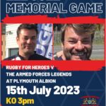 Nick Knowles Instagram - Memorial fundraiser for my friend and lovely man Lee who did so much for veterans with @rugbyforheroes Please go along if you can