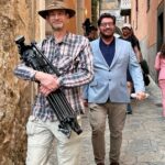 Nick Knowles Instagram – Back on the road again – Director Ben taking the lead – with the crew shooting more wonderful travel adventures coming to your telly boxes soon