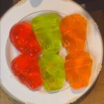 Nick Knowles Instagram – #jelly #rowntrees #dadlife #dadandson