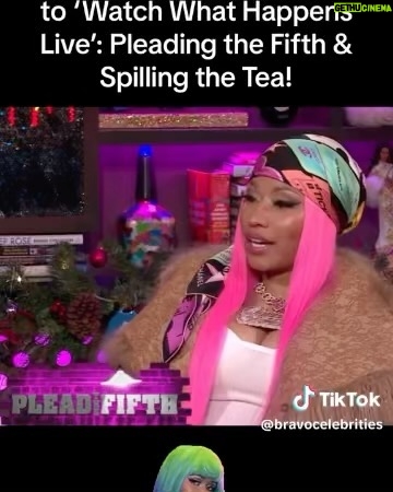 Nicki Minaj Instagram - SWIPE to view my answers. Had a blast as always @bravoandy @bravowwhl