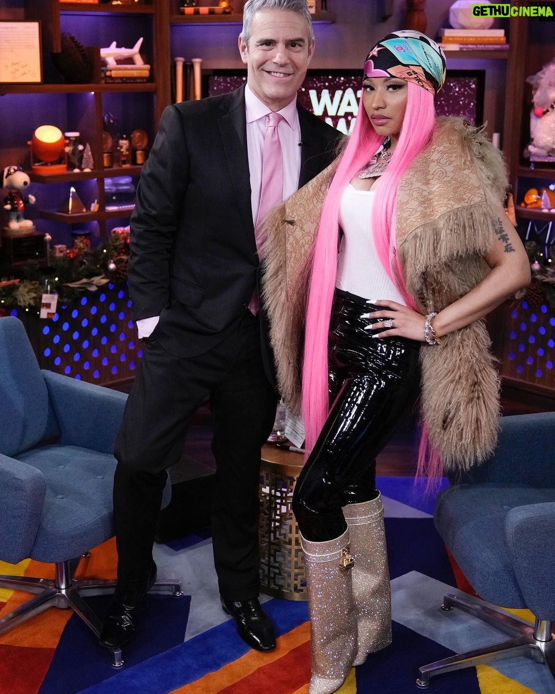 Nicki Minaj Instagram - SWIPE to view my answers. Had a blast as always @bravoandy @bravowwhl