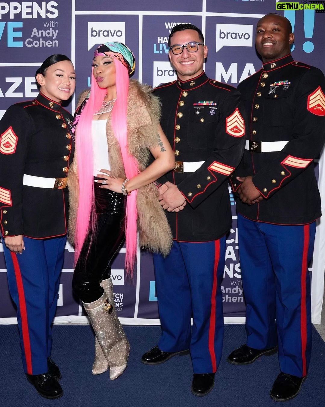 Nicki Minaj Instagram - SWIPE to view my answers. Had a blast as always @bravoandy @bravowwhl