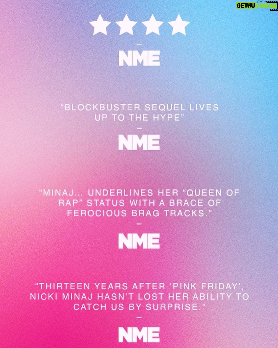 Nicki Minaj Instagram - 🥹🫶🏽Just gratitude & a bit of shock I guess. Barbz, you guys are the real MVP’s & everyone knows it. 😉