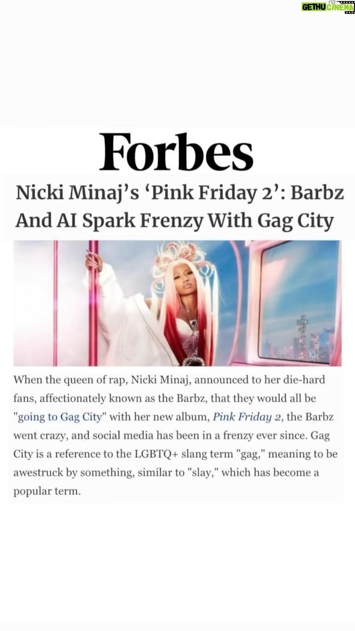 Nicki Minaj Instagram - #GagCity News Bulletin 💕💗🎀