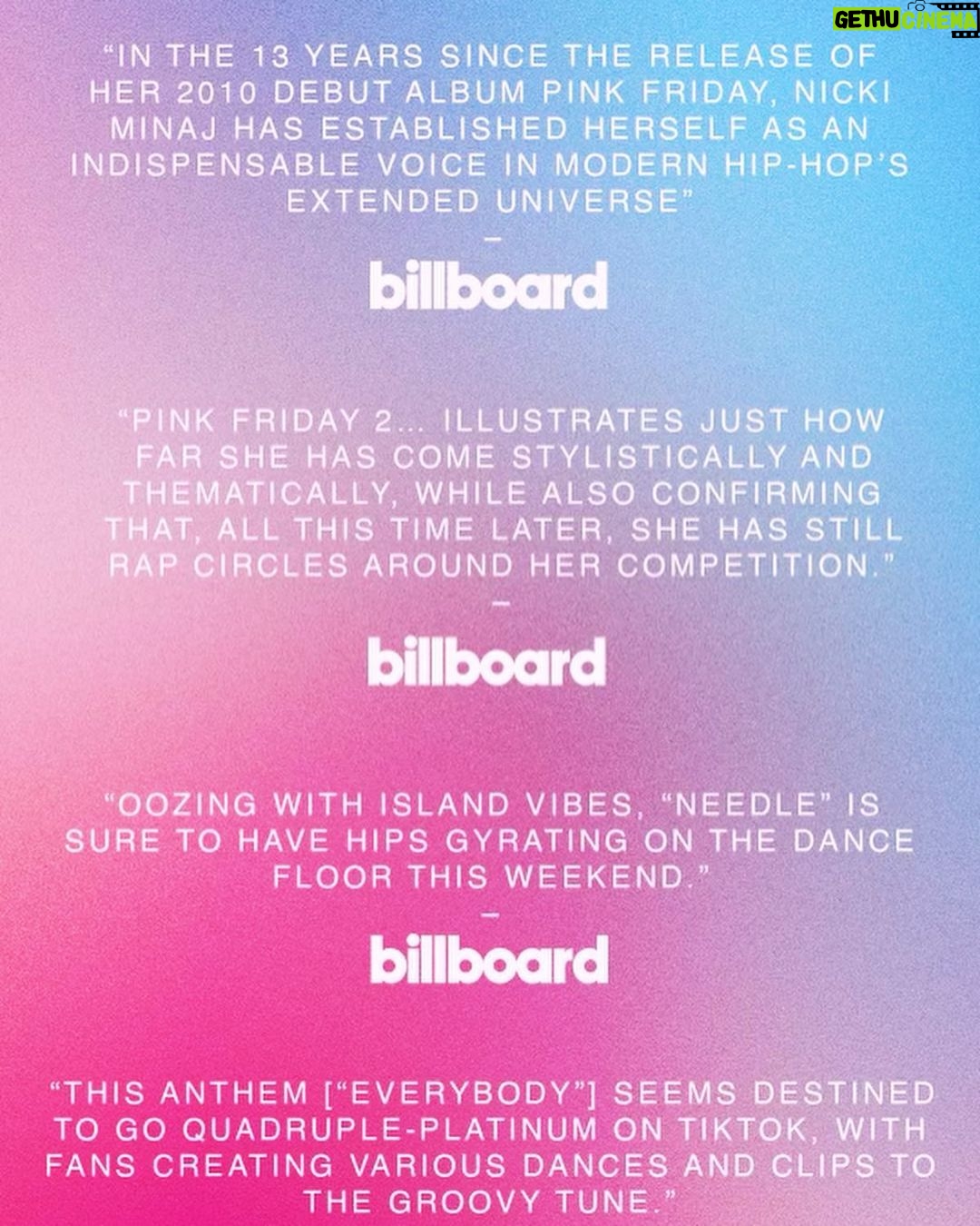 Nicki Minaj Instagram - 🥹🫶🏽Just gratitude & a bit of shock I guess. Barbz, you guys are the real MVP’s & everyone knows it. 😉