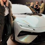 Nicki Shields Instagram - @electrifyingcom let me out again… 🤩 My first glimpse of the new Lotus Emeya… An all electric… 5 door… Hyper GT! Not your traditional Lotus sports car…. But on first inspection it’s looking pretty impressive. With 905 hp and charging capabilities of 10-80% in 18 minutes… it’s definitely got my attention. Full review coming soon. I’m usually one to stick with traditions but when something looks this good, surely it’s the right way for Lotus to go? Is it a yes or no from you? Oh, did I mention 0-62 mph in 2.78seconds?🔥 #lotusemeya #hypercar #carsofinstagram #electric-car #electrifying #womeninmotorsport #lotus #lotuscars