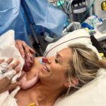 Nicki Shields Instagram - She’s arrived! Alyra (pron: a-lie-ra) Lily Sainthill. 7 lbs 3 oz. 🥰 We are beyond besotted. Her brothers seemingly adore her and haven’t poked an eye out (yet!). I can’t quite believe it. Am I really a mum of three ? 😳. It feels so surreal saying that out loud. I’m sure it was only yesterday we were getting married in Ibiza, partying without a care in the world! Having Alyra, the third (and final!) addition to the family makes it feel so complete and seeing the three kids together is just magical… I just need to work on my own magic now and grow an extra pair of hands… Huge thank you to all the doctors, nurses and midwives at Queen Charlottes Hospital. The treatment we’ve had from the moment I fell pregnant to leaving hospital with Alyra has been incredible throughout, especially the team who carried out my c-section and the nurses who cared for us after. Biggest thank you of all to my amazing husband @marksainthill, the calm voice throughout all the madness and juggling every thing behind the scenes. We couldn’t do it without you. Now - who’s got advice on bringing up a teenage girl? Given the circles I ran round my parents it’s probably best I start prepping now!!! #babygirl #newborn #AlyraLily #familyof5 #3under5 #family #queencharlottes #nhs