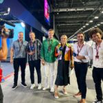 Nicki Shields Instagram - 👊🏼 Wrapped my ninth season of @fiaformulae! 🙌🏼 (and made it to the end still pregnant.. phew😳) What a treat to have special guest @chrishoy1 and the full squad on site, @iamradzi, @dario_franchitti, @oliveraskew, @saunderscb We made history on the streets of London crowning a British champ on home soil. A mahooosive congrats to @jakedennis19 and @andrettife for the Drivers World Championship Title🏆👑.. And to @envisionracing for clinching the teams championship. 📸 @charlie_6b #formulae #londoneprix #london #electric #womeninmotorsport #nastygal #pitlane #motorsport #channel4