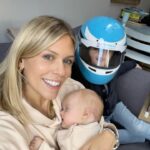 Nicki Shields Instagram - Wishing all you lovely lot @fiaformulae an amazing week in Valencia! *** This is about as close to the action I’ll be getting this week but bring on the first race in Mexico!! Can’t wait to be back. 🏎️🏎️🏎️🏎️🏎️ With love from the sofa x The girls are wearing @pangaia The boy is wearing @fiaformulae official head gear... it works as brilliant sound proofing *** Just after I posted this, a fire broke out in the pitlane/garages and testing was suspended. Thankfully everyone is ok and we will find out the cause of the problem soon. 🙏🏼 #formulae #testing #valencia #pangaia #sustainablefashion #sustainability #electric #season10 #abbformulae #racing