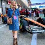 Nicki Shields Instagram - 🧡🙌🏼 ‘Fulfilled a childhood dream’ 🥹🥹… When your Dad turns to you in the @F1 pitlane and says that, you know it’s going to be a day to remember. 🧡 Super excited to get closer to the @f1 action than ever before, huge thank you to @salesforce for making it happen. 🙏🏼 Now it’s time to get exploring the British GP, can’t wait to share my experience with you! A quick reminder that YOU can enter for a chance to be trackside this season with Salesforce’s Customer 360 Sweepstakes. Answer four quick questions about your business and that’s it! Good luck 🤞🏼 Check out my link in bio to enter #BritishGP #F1 #Silverstone #salesforce #McLaren #ad