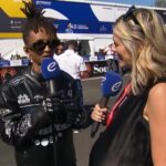 Nicki Shields Instagram - Portland you beauty! 🇺🇸 Soaking up an awesome atmosphere with Jaden Smith @c.syresmith on the gird. @piquetjr and @oliveraskew my wing men for the weekend 🎤🎤 Special shout out to everyone who looked after me this weekend… Bump and I felt very loved! It’s all those little things that really add up. Especially to Scotty dog @broncosound… Who carried around a foldable chair for me while we were on air just in case I needed to sit down.. 😳🥰🙌🏼 What a total legend! 💖 Thanks for all the lovely messages of support too, it really means a lot. 😘 There’s been a lot of love this weekend for these boots too.. I’m equally obsessed! Very kindly gifted from @russellandbromley. 👢👢Thank you @lauraparkesstyling_ 💖 Black dress @thefoldlondon Sunglasses 🕶️ @olivergoldsmithsunglasses #formulae #jaydensmith #portlandeprix #7monthspregnant #thefoldlondon #olivergoldsmith #sunglasses #lbd #cowboyboots #russellandbromley #pitlane #sustainablefashion