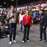 Nicki Shields Instagram – Mixed emotions! Delighted to be stepping into the role of Lead Presenter @fiaformulae @channel4! But that means no more @vernonkay in the paddock 😰💔. Things won’t be the same without our favourite long legged, American football playing, disco dancing DJ from Bolton! @bbcradio2 don’t know how lucky they are to have you! 🙌🏼 

#formulae #presenter #channel4 #motorsport #vernonkay #portland #Oregon #electricracing #womeninmotorsport