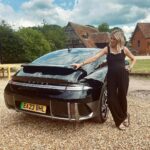 Nicki Shields Instagram – Nice or nasty ass? 🍑 Personally I love the rear end! I’m less keen on the front… The @hyundai Ionic 6 has been pretty divisive.. What are your thoughts? Nice or nasty?!

Find out what Gin and I think and how it compares to the @tesla Model 3 on @electrifyingcom very soon.. 

This is the Hyundai Ionic 6… it’s just won 2023 World Car of the Year, which says a lot. A few more deets about this model: 

Ioniq 6 Premium Long Range AWD 
Price: £50,540 (14 June 2023)
Battery and range: 74.0 useable (77.4 gross), 364-miles WLTP
Power: 321bhp, 446lb ft of torque
Performance: 5.1 seconds 0-62mph, 115mph top speed
Transmission: Single speed, dual-motor AWD
Charging: 233kW DC, 16 minutes 10-80% (28- 220), 11kW AC, 11 hours 45 mins on average home wallbox
Boot: 401-litres. Frunk 15-litres
Weight: 2,095kg
V2G – yes
Fun to drive? YES! 

Wearing another super comfy outfit from @thoughtthebrand #kindlygifted 

#hyundai #hyundaiionic6 #ionic6 #electrifying #electric #sustainable #sustainableliving #thoughtthebrand #driving #worldcaroftheyear