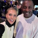 Nicki Shields Instagram - @idriselba and @sirmofarah graced us with their almightly presence today! 👀🙌🏼🏅 Just a few of the special guests in the audience today, as we celebrated the launch of the Electric 360 (@fiaformulae @extremeelive and @e1series), and PIF partnership. An exciting new chapter in electric racing 🙌🏼 Love this sustainably made cream suit from @aligne. Didn’t love the fear of spilling my lunch down it! 🎤🎤🤍🤍 #formulae #extremee #e1 #electric360 #PIF #motorsportpresenter #sustainablefashion #electric