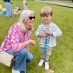 Nicki Shields Instagram - Took the boys to meet some four legged friends 🐎 at the launch of @polointhepark with @chestertons.london and a special visit from @sharkyandgeorgeevents. Feeling pretty in purple wearing @nobodyschild 💜 Arthur wearing MY sunnies! 😎 Thanks for having us! #family #polointhepark #nobodyschild #horses #polo #familydayout Ham Polo Club