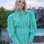 Nicki Shields Instagram - Getting Royal Ascot ready! Celebrating the Gold Cup with @ascotracecourse and @garrard at the @thedorchester.. 🐎🏆💚 Did you know that year Garrard design the trophy for this elite race and it has to be signed off by the monarch!… No pressure then 🤭 What a night and what company🙌🏼 @savannahmiller @alistairguy @marycharteris Thank you @hunt_communications 😘💖 Wearing @beulahlondon for the occasion and these divine @emmylondonofficial shoes … Note to self… leave time to steam dress before going out🫣 The Dorchester