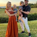 Nicki Shields Instagram - Happy Daddy’s and Papi’s Day! The boys are so lucky to have not one, but two, amazing role models in their life. Thanks @marksainthill for loving the boys unconditionally, never running out of patience and teaching them how to be kind, loving and about the best rose to drink.. And to my Pa (Papi to the boys) for teaching them how to dig holes, fix things and build Lego. Feeling very grateful 💖 In a rare photo of the four of us, the boys are wearing Seahorses by @rachelrileyuk 💙🤍 The photo at the vineyard belongs to Ridley Scott, worth a visit if you’re into your movies - plenty of costumes and memorabilia to see whilst his tasting wine! @mas_des_infermieres #fathersday #grandad #daddy #papi #family #holiday #southoffrance #gordes #menerbes #ridleyscott #rose #cotesdeprovence Mas Des Infermieres