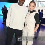 Nicki Shields Instagram - @idriselba and @sirmofarah graced us with their almightly presence today! 👀🙌🏼🏅 Just a few of the special guests in the audience today, as we celebrated the launch of the Electric 360 (@fiaformulae @extremeelive and @e1series), and PIF partnership. An exciting new chapter in electric racing 🙌🏼 Love this sustainably made cream suit from @aligne. Didn’t love the fear of spilling my lunch down it! 🎤🎤🤍🤍 #formulae #extremee #e1 #electric360 #PIF #motorsportpresenter #sustainablefashion #electric