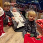 Nicki Shields Instagram - When is it too late to say… Happy Christmas?! 🤪 A whirlwind year finished off with a whirlwind Christmas and lots of celebrations… I can’t believe only last year we celebrated Orlando’s first Christmas and now we celebrate Alyra’s. 🥹 The last month has been packed full seeing family and friends and it’s felt so special. I’ve loved having a bit of time off and a reminder that all we really need from life is love and kindness (and loads of childcare!). Hope you were was treated to plenty of love and kindness over this festive period too. 🥰💖🎄 2023 has been a special one but I’m excited about what’s in store for 2024! At this point I should probably say happy new year in case I don’t get back on here for another week! LBD by @nobodyschild 🖤 #happychristmas #betterlatethannever #alyralily #firstchristmas #family #loveandkindness