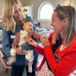 Nicki Shields Instagram - Big smiles at 4 months! (🤞🏼she doesn’t get my big gnashers to match 😁😳) Four months has flown by but I couldn’t imagine life without you, Alyra Lily. Thank you for making life even more complicated and everyday a master class in logistics. Keeps the brain cells working! Thankfully you are a dream (sleeps, eats, gives great cuddles).. It’s your two crazy bothers I can only apologise for (See last pic!). Poked, prodded and always the last one to get our attention - you are already one strong little lady 🥰🙌🏼💪🏼❤️ We love you so so much 💖💖 #AlyraLily #baby #family #workingmum #fourthtrimester