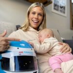 Nicki Shields Instagram - Wishing all you lovely lot @fiaformulae an amazing week in Valencia! *** This is about as close to the action I’ll be getting this week but bring on the first race in Mexico!! Can’t wait to be back. 🏎️🏎️🏎️🏎️🏎️ With love from the sofa x The girls are wearing @pangaia The boy is wearing @fiaformulae official head gear... it works as brilliant sound proofing *** Just after I posted this, a fire broke out in the pitlane/garages and testing was suspended. Thankfully everyone is ok and we will find out the cause of the problem soon. 🙏🏼 #formulae #testing #valencia #pangaia #sustainablefashion #sustainability #electric #season10 #abbformulae #racing