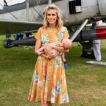 Nicki Shields Instagram - Start ‘em young! Giving Alyra her first taste of motorsport… Clearly a fan 😴💤 #settringtoncup #goodwoodrevival #gridwalk #skysportsf1 #womeninmotorsport #5weeks #mumanddaughter #AlyraLily 📸 @loujohnsonphoto Goodwood Motor Circuit