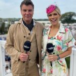 Nicki Shields Instagram - Stepping in back in time! Vintage fashion, iconic cars and flat out historic racing … Goodwood Revival has it all🙌🏼 Delighted to be back on the mic alongside @mr_davidgreen. 🎤🎤 Catch all the action live all weekend on the @goodwoodrrc and @skysportsf1 YouTube channel, and on @itv4 tonight. Thank you to my talented 📸📸 buddies @loujohnsonphoto and @dominic_james_photography And to @grantansbro79 for all the BTS 📸 Wearing @rocknromancevintage Glasses by @retropeepers Styled by @aliceburnfield Make up by @juliasnowdon.mua #goodwoodrevival #historic #racing #vintage #vintagefashion #f1 #itvsport #skysports Goodwood Motor Circuit