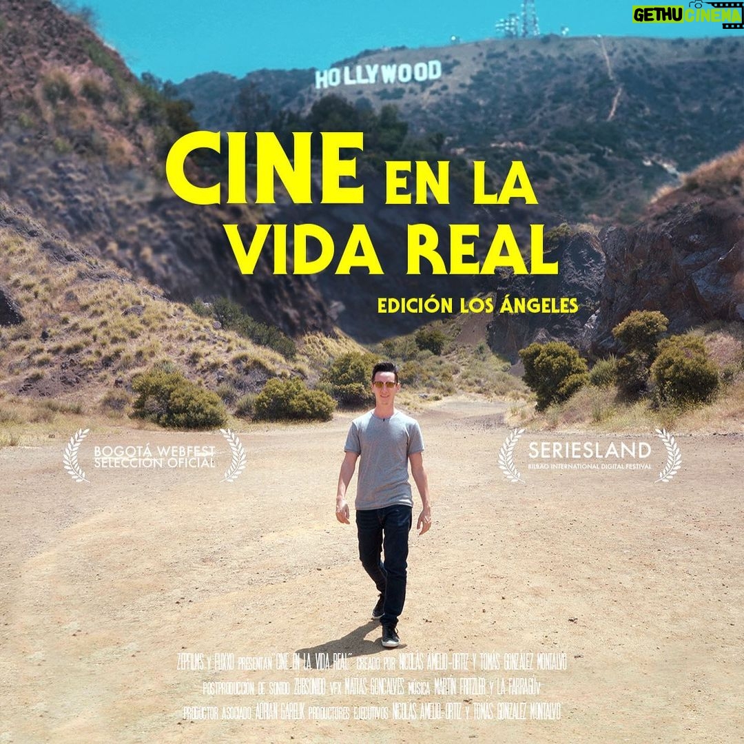Nicolás Amelio-Ortiz Instagram - Este video que hizo @leo_diaz_art es IMPRESIONANTE 😍😍 Una animación inspirada en CINE EN LA VIDA REAL, recorriendo los mismos lugares que la serie. Simplemente fascinante. No puedo dejar de mirarla. No se pierdan "Cine en la Vida Real" por @flowcontenidos 🎬😍 @zepfilms @flixxok @mcfantastik Los Angeles, California