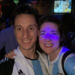 Nicolás Amelio-Ortiz Instagram – La primera vez que vivo el mundial en otro país y encima de rodaje! 🇦🇷 Gracias por darme esta alegría hoy!!! Madrid, Spain