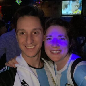 Nicolás Amelio-Ortiz Instagram - La primera vez que vivo el mundial en otro país y encima de rodaje! 🇦🇷 Gracias por darme esta alegría hoy!!!