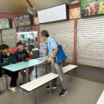 Nicole Seah Instagram - The cold and rainy weather did not dampen the spirits of our volunteers as everyone set forth to engage the residents at Simei Hola cafe and Bedok Corner this morning. Special thanks to our new young volunteers who live in East Coast GRC, as well as young couple volunteers Yuan Er and Jie Qiang, who joined us in spite of being pregnant in second trimester! It was a cold day but our hearts were warmed. Stay dry and safe everyone.