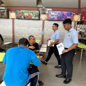 Nicole Seah Instagram - The cold and rainy weather did not dampen the spirits of our volunteers as everyone set forth to engage the residents at Simei Hola cafe and Bedok Corner this morning. Special thanks to our new young volunteers who live in East Coast GRC, as well as young couple volunteers Yuan Er and Jie Qiang, who joined us in spite of being pregnant in second trimester! It was a cold day but our hearts were warmed. Stay dry and safe everyone.