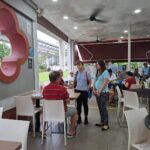 Nicole Seah Instagram – The cold and rainy weather did not dampen the spirits of our volunteers as everyone set forth to engage the residents at Simei Hola cafe and Bedok Corner this morning. Special thanks to our new young volunteers who live in East Coast GRC, as well as young couple volunteers Yuan Er and Jie Qiang, who joined us in spite of being pregnant in second trimester! It was a cold day but our hearts were warmed. Stay dry and safe everyone.
