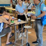 Nicole Seah Instagram - It always feels like home in Fengshan hawker centre, where @fooseckguan.sg, myself and the team had our market visits this morning. It’s my third time here in 2 weeks, as we visited in the evening after our weekday house visits and after food distribution. A volunteer remarked that it almost feels like a Kampong because the residents and stallholders we meet are always warm and welcoming, and ready to engage in a deep conversation about their lives and the issues that matter to them. One interesting convo that popped up by a lecturer having her breakfast, touched on how we can continue to foster interest amongst the youth to patronise hawker centres as a social gathering point, and to appreciate the hawker trade. It is hard work being a hawker, with many of the stalls opening at 4-5am just to prep and make sure they are ready for the day. We are also appreciative for the wealth of affordable culinary options available to us, even as hawkers grapple with the rising costs of raw materials. Fengshan Hawker Centre