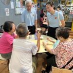 Nicole Seah Instagram - It always feels like home in Fengshan hawker centre, where @fooseckguan.sg, myself and the team had our market visits this morning. It’s my third time here in 2 weeks, as we visited in the evening after our weekday house visits and after food distribution. A volunteer remarked that it almost feels like a Kampong because the residents and stallholders we meet are always warm and welcoming, and ready to engage in a deep conversation about their lives and the issues that matter to them. One interesting convo that popped up by a lecturer having her breakfast, touched on how we can continue to foster interest amongst the youth to patronise hawker centres as a social gathering point, and to appreciate the hawker trade. It is hard work being a hawker, with many of the stalls opening at 4-5am just to prep and make sure they are ready for the day. We are also appreciative for the wealth of affordable culinary options available to us, even as hawkers grapple with the rising costs of raw materials. Fengshan Hawker Centre