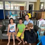 Nicole Seah Instagram - 朱永钦 - It is not every day that we get to encounter a celebrity during house visits, so our volunteers were extremely excited when I shared the photo with this famous resident, who was an eminent SBC host in the 1990s! Also known as Andy, Mr Zhu was extremely humble and down-to-earth. In other entertainment news, we also encountered a floor to ceiling Marvel Avengers statue collection from resident W from Taman Bedok. The estate also saw many dog lovers, with a couple proudly introducing us to their Singapore Special pup which looked like a border collie cross. Mongrels might not fetch the same price premium as pedigree dogs, however their sweet disposition and the inherent gratitude of being rescued by their owners offer a combination that make for wonderful canine companionship. If you are so inclined, adopt, don’t shop! It was a pleasant and sunny walk through the Taman Bedok estate, which we had last visited in 2020. Thankful for the volunteers who gamely took out their umbrellas and caps to cover much ground with us in the morning sun.