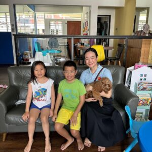 Nicole Seah Instagram - 朱永钦 - It is not every day that we get to encounter a celebrity during house visits, so our volunteers were extremely excited when I shared the photo with this famous resident, who was an eminent SBC host in the 1990s! Also known as Andy, Mr Zhu was extremely humble and down-to-earth. In other entertainment news, we also encountered a floor to ceiling Marvel Avengers statue collection from resident W from Taman Bedok. The estate also saw many dog lovers, with a couple proudly introducing us to their Singapore Special pup which looked like a border collie cross. Mongrels might not fetch the same price premium as pedigree dogs, however their sweet disposition and the inherent gratitude of being rescued by their owners offer a combination that make for wonderful canine companionship. If you are so inclined, adopt, don’t shop! It was a pleasant and sunny walk through the Taman Bedok estate, which we had last visited in 2020. Thankful for the volunteers who gamely took out their umbrellas and caps to cover much ground with us in the morning sun.