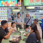 Nicole Seah Instagram - The rainy morning did not deter crowds at both 58 and 16 as people were still going about their marketing for the week. At 58, I noted the presence of multigenerational stalls that had been passed down from three generations in the family, such as the vegetarian food stall and some of the Muslim food stalls. Admittedly, I am less familiar with the offerings at 58 compared to @fooseckguan.sg , as he tends to get allocated to walk there more often while I am at the other markets. It was nice to tapow a helping of mee rebus and vegetarian noodles, which was a welcome treat at lunchtime. Stay warm and safe this weekend, all! Blk 58 Wet Market @ New Upper Changi Rd