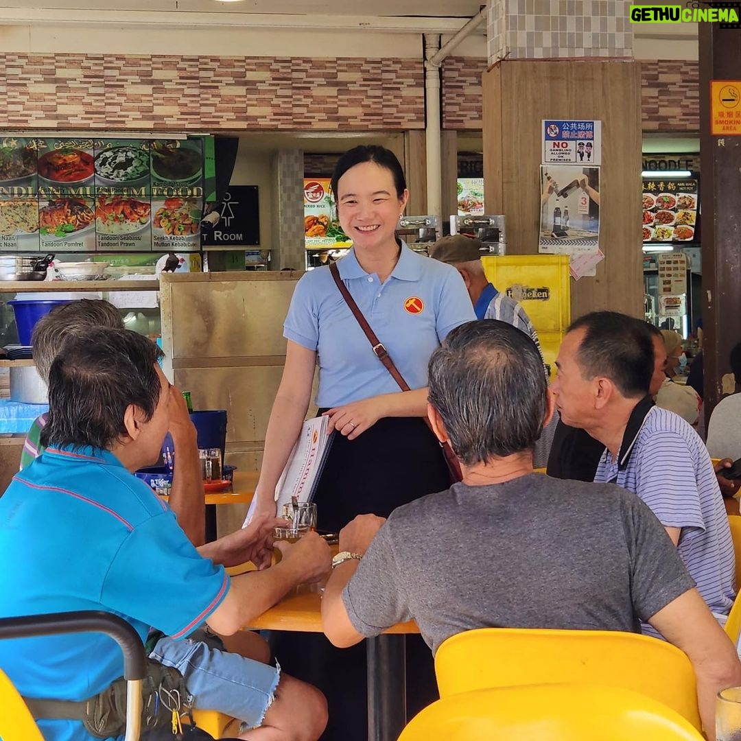 Nicole Seah - 1.5K Likes - Interesting experience this morning as The Workers’ Party did our Hammer outreach at 85 Fengshan market, Simei MRT, and an area WP has not contested in - Tampines Street 81. Lots of warmth at our usual stomping ground amidst the cool rainy weather. Tampines was energetic and a new experience for many of us, as the area was last visited by WP pre-covid. Hope to see everyone again very soon. Thanks for supporting us and getting a copy of the Hammer.