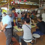 Nicole Seah Instagram - The Kampong spirit was truly alive and well at Fengshan 85 today. Aunty brought down a huge pot of peach gum dessert for the neighbours to share after having their breakfast in the hawker centre - A mouthwatering assortment of options like vegetarian bee hoon, carrot cake, porridge, mee pok, you tiao… The list goes on. Fengshan residents are blessed to live near this culinary heaven! She had thoughtfully packed disposable bowls and offered me a portion. It lifted the spirit and was refreshing on the palate. Lots of young families this morning, as @fooseckguan.sg and the team engaged with residents. Longtime EC volunteer James had a field day practising to be a grandpa! Another team was mobilised at 58 market today to also engage with the residents. It was good to see everyone, and we will be back again soon. Fengshan Hawker Centre